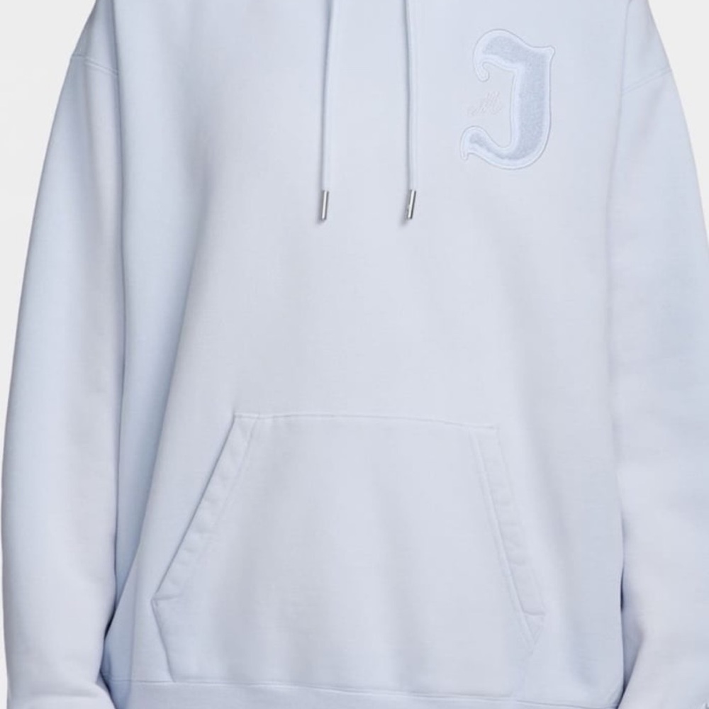 Jordan Women's Light Blue Pullover Hoodie with Raised 'J' Patch